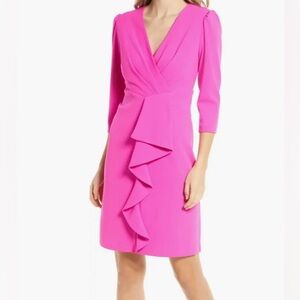 Julia Jordan pink work dress